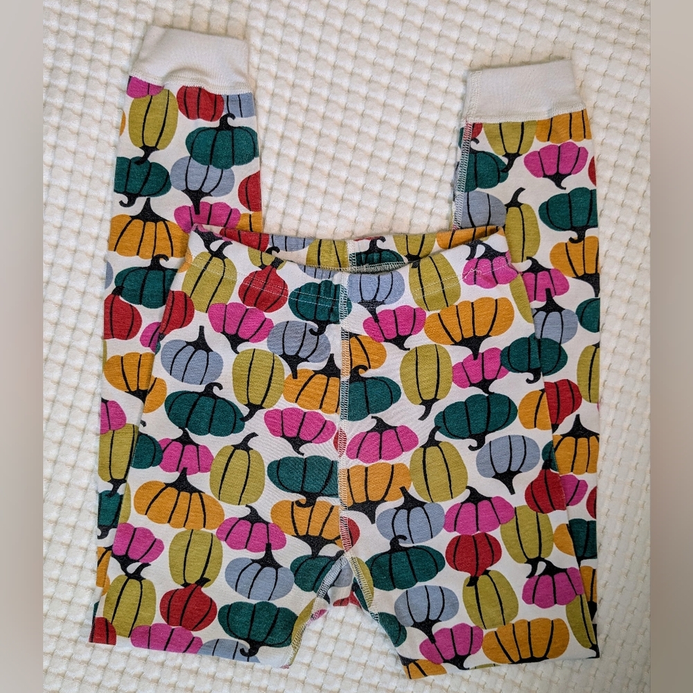 Hanna Andersson Pumpkin Patterned Organic Cotton Halloween Pajama Pants Size 8